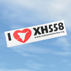 I Love XH558 Window Sticker
